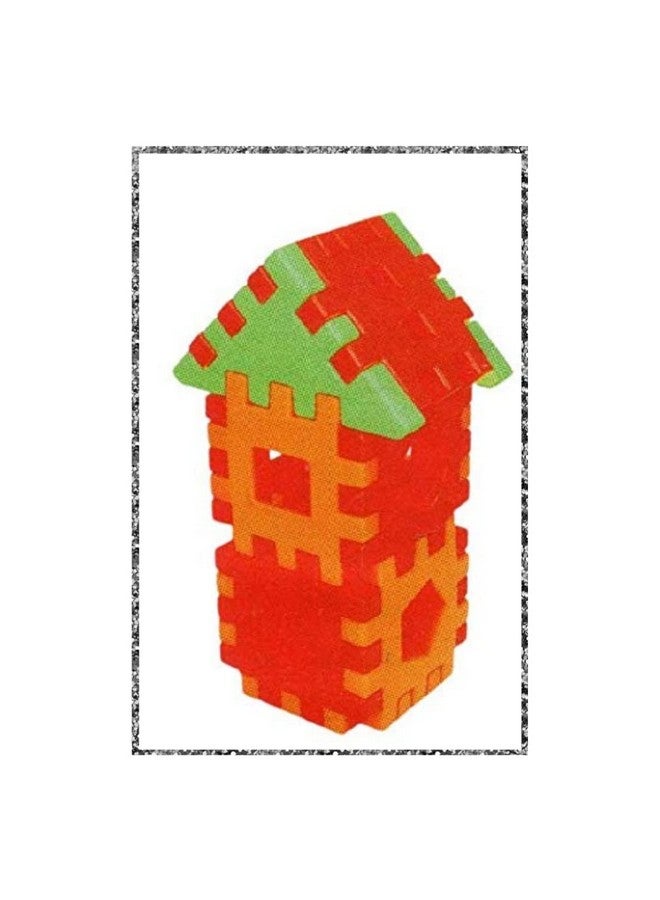 رويال لعبة مكعبات البناء الملكية للأطفال من سن 3 سنوات فما فوق، 20 قطعة (متعددة الألوان) - Image 2