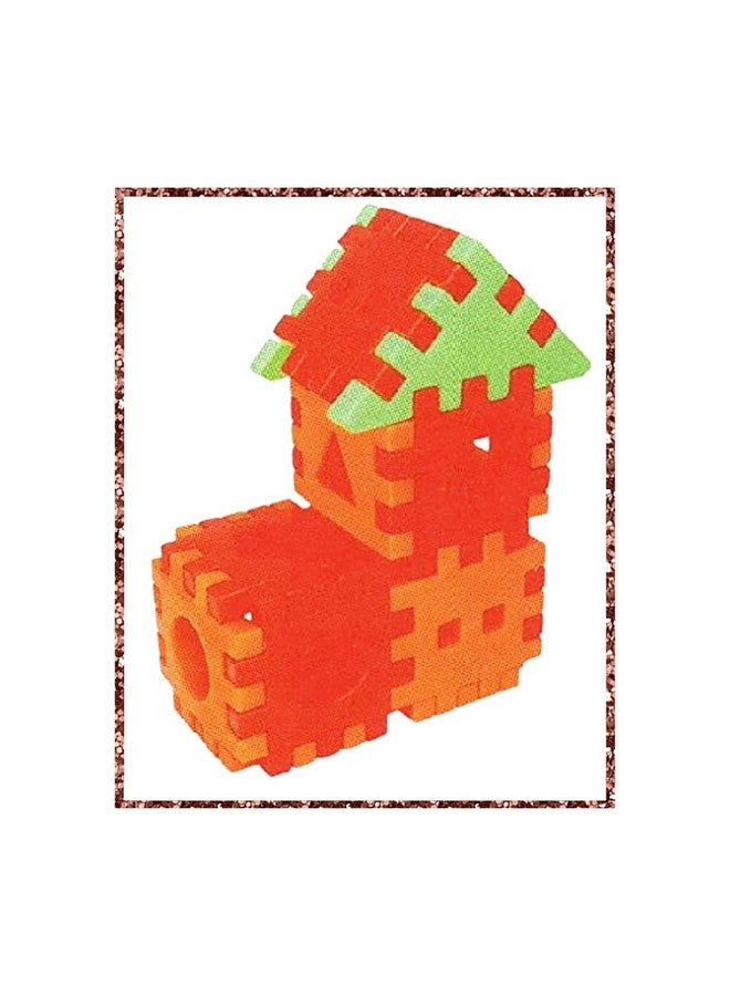 رويال لعبة مكعبات البناء الملكية للأطفال من سن 3 سنوات فما فوق، 20 قطعة (متعددة الألوان) - Image 3