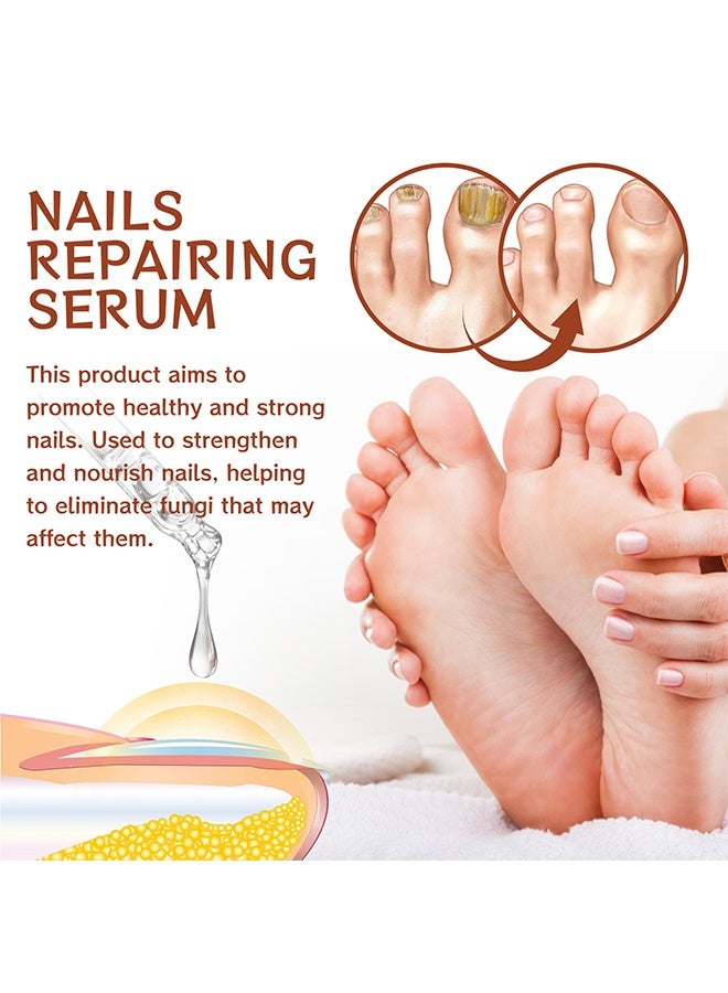 Jaysuing 7 Day Nail Repairing Serum – Nail Repair Oil for Damaged and Brittle Nails, Promotes Faster Nail Growth and Strengthens Nails, Transparent Treatment 20ml - Image 3