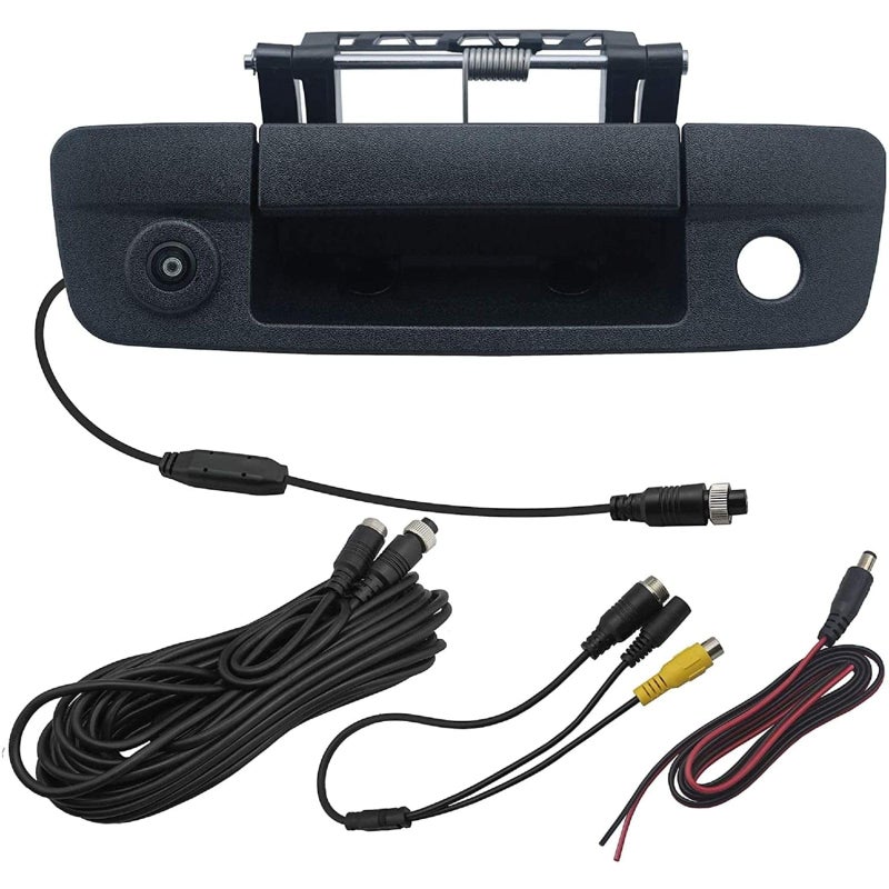 Leadsign Tailgate Handle with Rearview Backup Camera Compatible for Dodge Ram 1500(Years 2009-2017),2500 3500 (Years 2010-2017), RCA Connector - Image 1