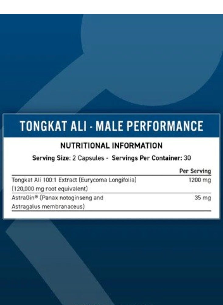 Applied Nutrition TONGKAT ALI 60 Capsule - Image 2