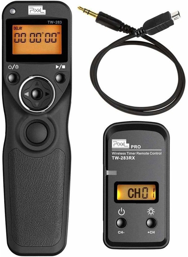 Pixel Timer Shutter Release Remote Control TW283-DC2 Remote Release for Nikon D5600 D3100 D3200 D3300 D5000 D5100 D5200 D5300 D5500 D90 D7000 D7100 D7500 D600 D610 D750 Z6 Z7 - Image 1