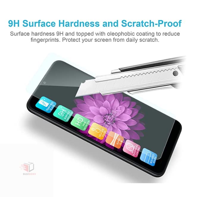 BizzBoxx Compatible with iQOO 12 5G D+ AG Matte Tempered Glass Screen Guard Protector Anti-Fingerprint Gaming Special With Camera Cut (For Iqoo 12)- Pack of 1 - Image 4