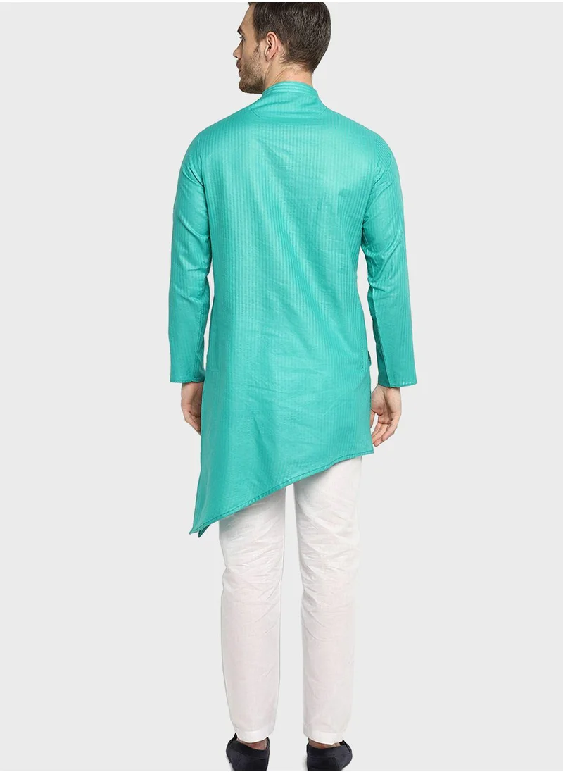 Devoiler Ethnic Asymmetric Long Kurta