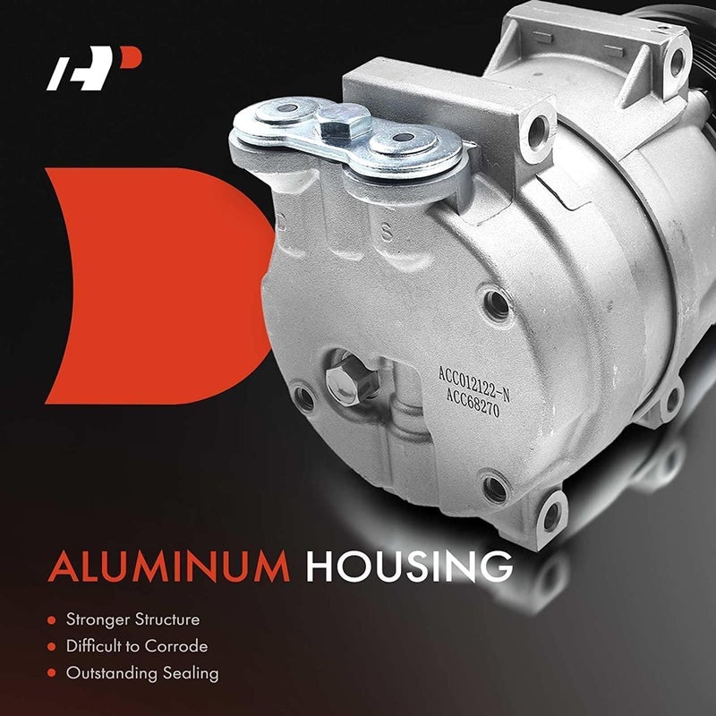 A-Premium A/C Compressor with Clutch for Chevrolet Aveo and Pontiac Wave - Image 3