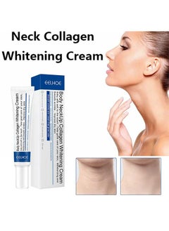 Neck Collagen Whitening Cream 20g, Tightening And Lifting Loose Skin, Reduce Wrinkles, Skin Brightening, Reduce MelaninPrecipitation, Boosts CollagenProduction, Body Neckup Collagen Whitening Cream