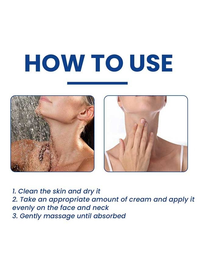 EELHOE - Neck Collagen Whitening Cream 20g, Tightening And Lifting Loose Skin, Reduce Wrinkles, Skin Brightening, Reduce MelaninPrecipitation, Boosts CollagenProduction, Body Neckup Collagen Whitening Cream - Image 1