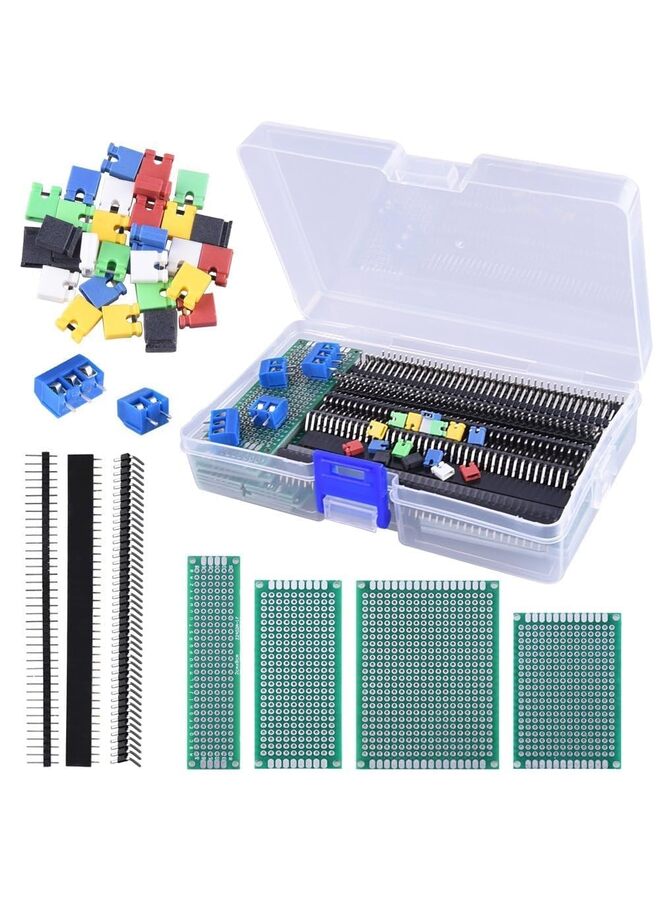100PCS PCB Boards Sit Double-Sided Prototype Boards Universal Board Set for DIY Solderible Board Set Electronic Circuit Board - Image 3