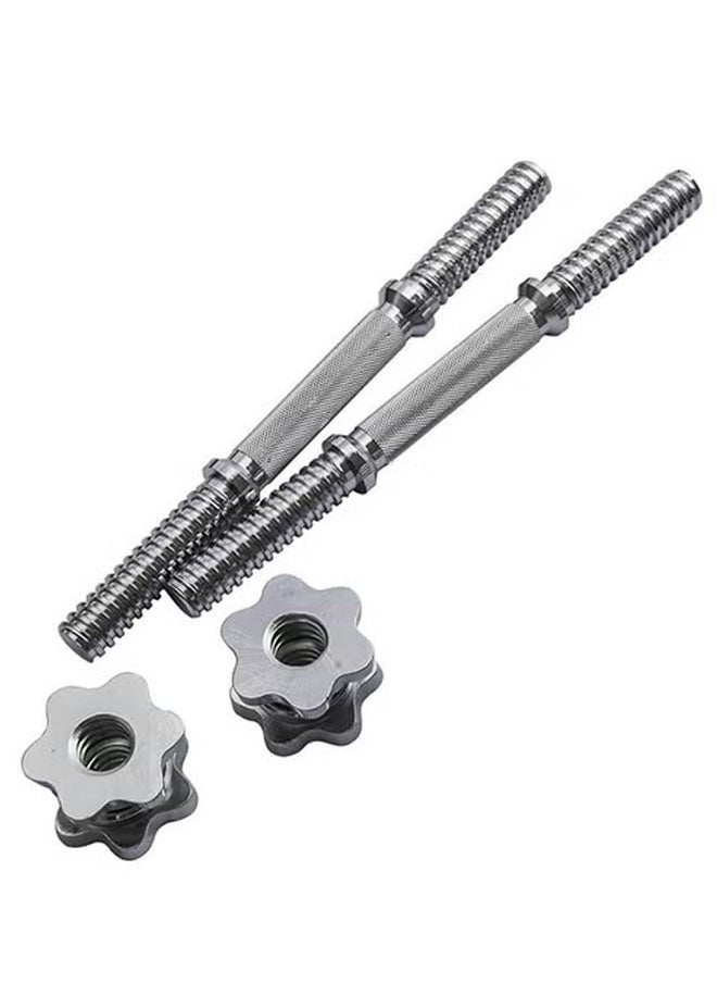 Fitness World Chrome Dumbbell Set with Adjustable Bag 20kg, Adjustable Dumbbell Set, Pair of Lightweight Home Gym Equipment for Women and Men  - Image 3