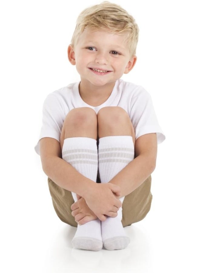 juDanzy juDanzy Knee High Tube Socks for Boys, Girls, Baby, Toddler and Child (2 Pack) - Image 3