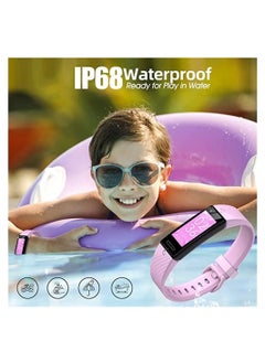 DMG TECH Fitness Tracker Watch for Kids IP68 Waterproof Activity Tracker Heart Rate Sleep Monitor 11 Sport Modes Calorie Step Counter (pink)  - Image 3