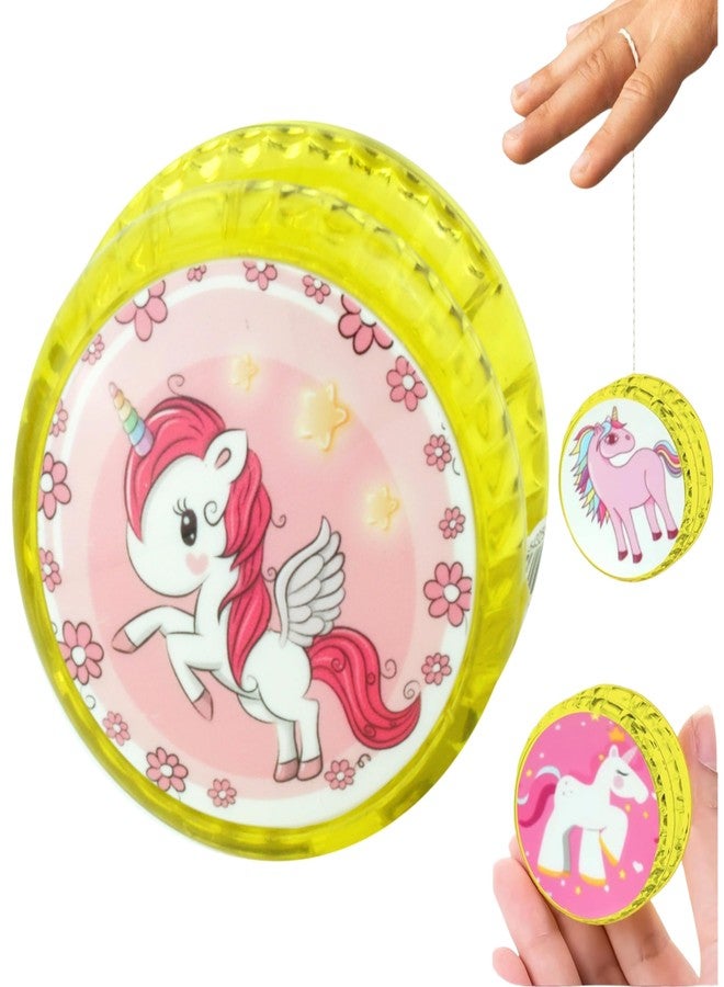 Sawkirp Darshraj Unicorn Light-Up Yo-Yos for Kids, Pack of 4, Assorted Colours - Image 4