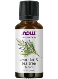 now Solutions Lavender And Tea Tree100 Percent Puremoisturizing Oil 30Ml  - Image 1