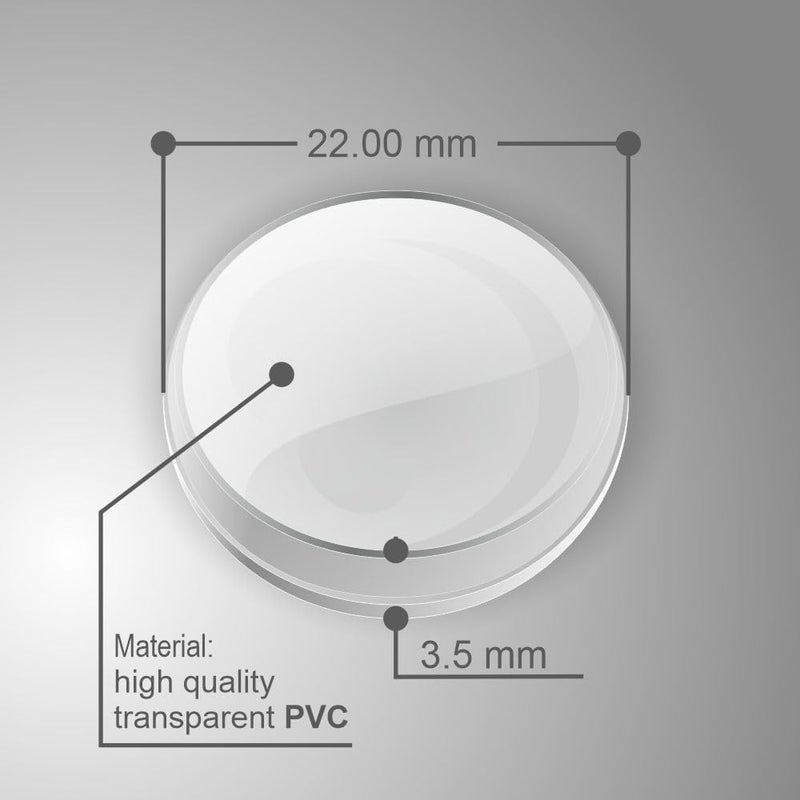 PACIFIC Glass Table Top Bumpers. Non Slip. Self Adhesive Pads Keeps Glass Table Top from Sliding! - Image 3