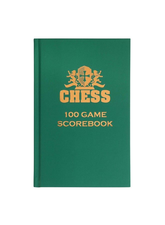 WE Games Hardcover Chess Notation Scorebook Green - Image 2