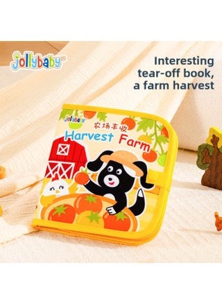 Tear Book Baby Tear Not To Rot Can Bite Cloth Book Hook And Loop Hand Tear Book Quiet Book 0-1 Year Old Early Education Toy June-Color:J Tear-off Book—farm Harvest - pzsku/ZB45DA3834C0671C89D75Z/45/1746233136/52770a88-883a-41be-9ea2-5e0c1d691e30