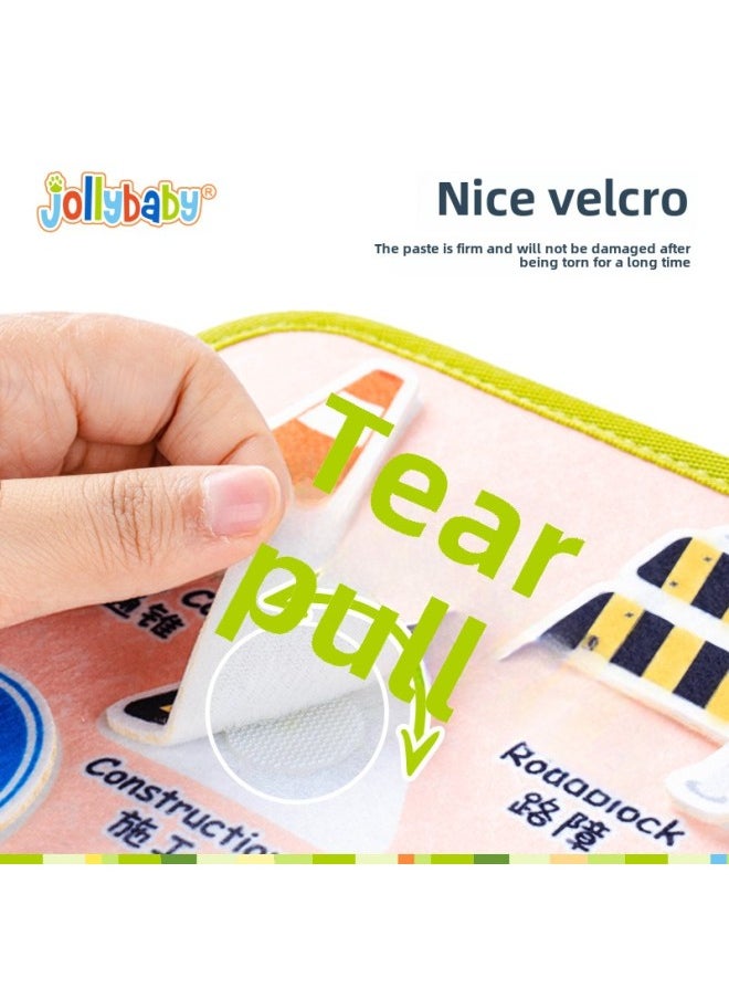 Tear Book Baby Tear Not To Rot Can Bite Cloth Book Hook And Loop Hand Tear Book Quiet Book 0-1 Year Old Early Education Toy June-Color:J Tear-off Book—farm Harvest