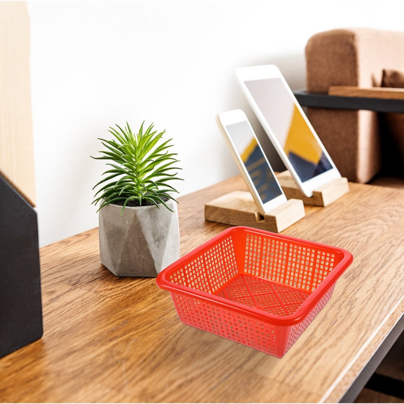 10pcs Shape Storage Baskets Storage Baskets (Mixed Color) - Image 2