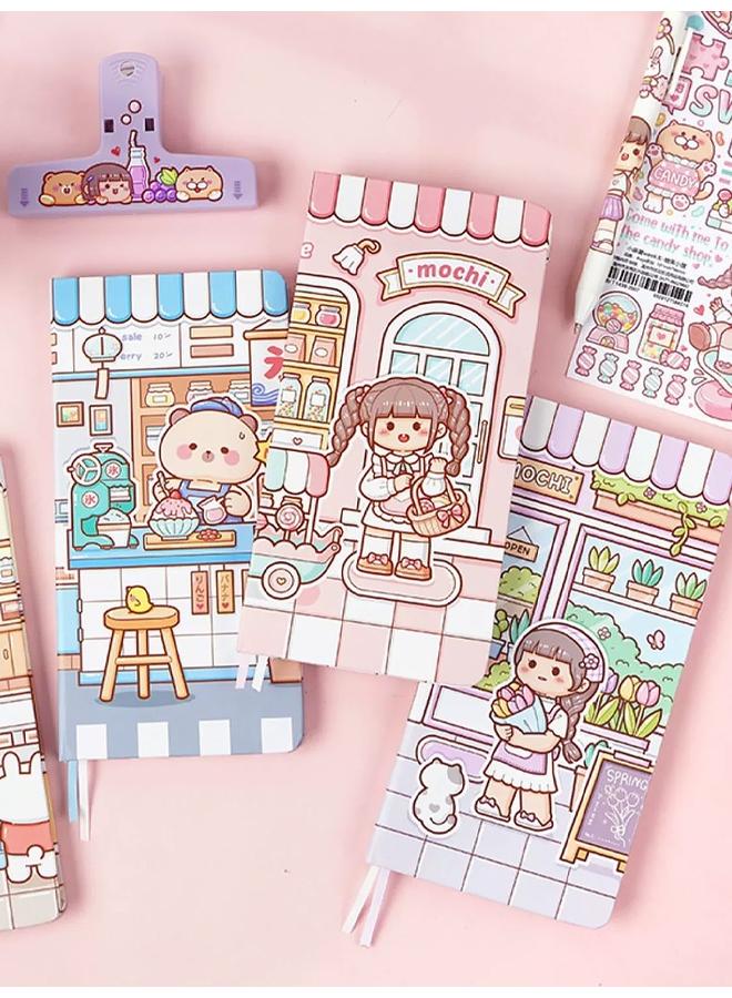 Bluejw Small Potato Hand Book Girl High Color Value Hand Book Suit Gift Box 2024 New Weeks Square Notebook - Image 4