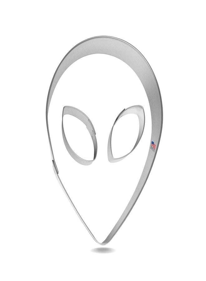 Foose Alien Head With Eyes Cookie Cutter 3 Pc Set B1245 - Foose Cookie Cutters - USA Tin Plated Steel - Image 3