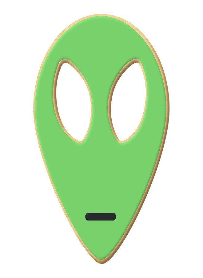 Foose Alien Head With Eyes Cookie Cutter 3 Pc Set B1245 - Foose Cookie Cutters - USA Tin Plated Steel - Image 2