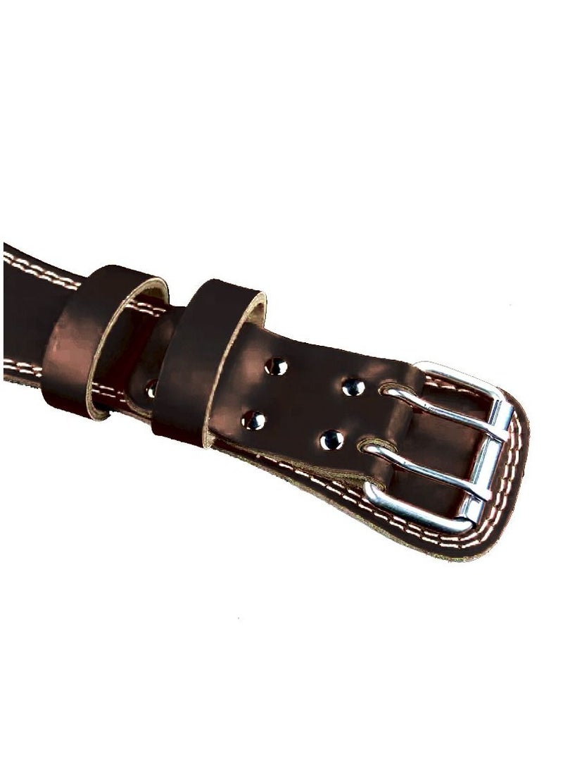 VALEO - Genuine Leather Weight Lifting Belt Size S-110 CM, Black - Image 1