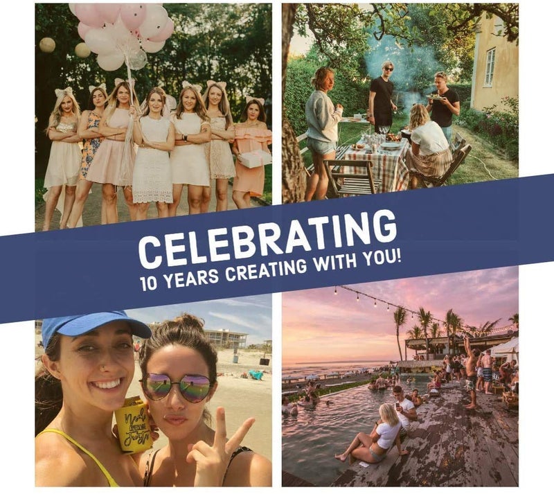 G7 Power TahoeBay 16oz Can Sleeves (6-Pack) Neoprene Beer Coolies - Blank Tall Energy Drink Coolers - Compatible with 16 Ounce Cans (Multicolor) - Image 5