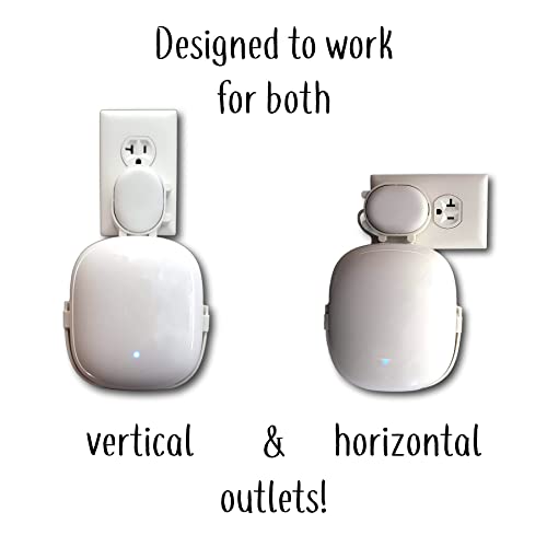 Mount Genie The Nest WiFi Pro Genie Wall Mount Outlet Holder Stand (1-Pack) | Lowest Profile | Open Access | No Messy Screws or Tape | Reinforced Support | Horizontal and Vertical Outlets - Image 3