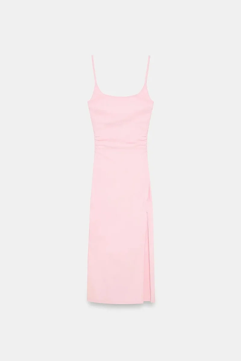 DILVIN Women’s Sleeveless Bodycon Midi Dress