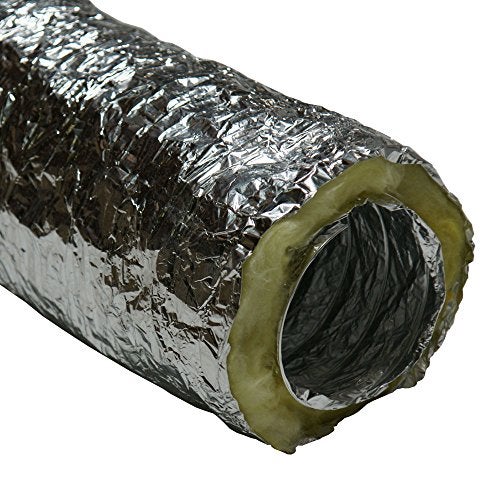 Rubber-Cal RubberCal HVAC InsulatedFlex Ducting Ventilation Duct Hose 12Inch by 25Feet 