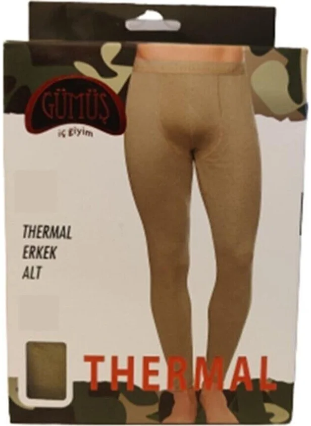 Gümüş Silver Men's Thermal Tights Underwear 4055 - 1 Piece