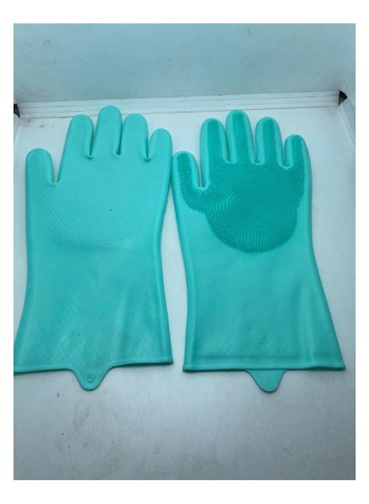 Magic gloves for cleaning, light green - Image 3
