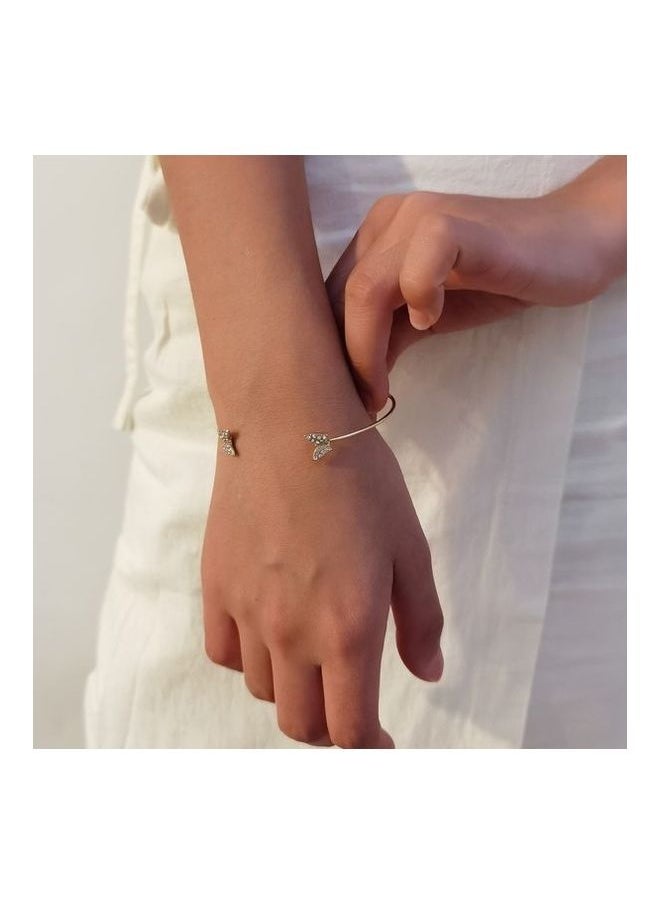 NIBEMINENT - Simple Delicate Butterfly Decor Fashion Bracelet - Image 1