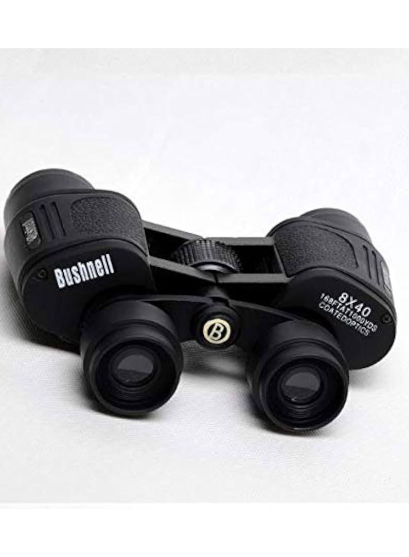 بوشنيل منظار ثنائي ٨×٤٠ - بصريات عالية القدرة مع مجال رؤية واسع، عدسات متعددة الطبقات، درع مطاطي متين، معدات سفر ومراقبة للحياة البرية في الهواء الطلق | حقيبة سفر متضمنة - Image 2