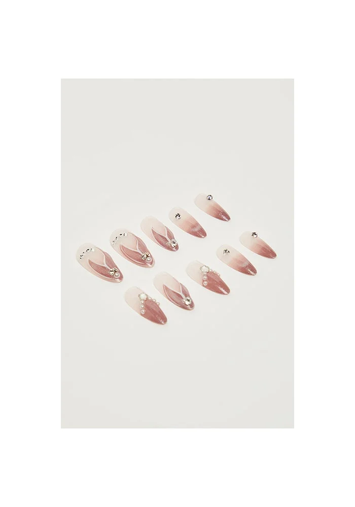 R&b Wearable Stick-On Nails Set