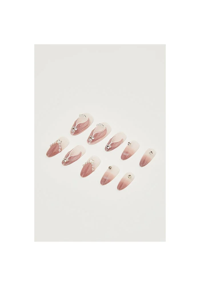 R&b Wearable Stick-On Nails Set