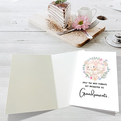 Obbyidk Cute Grandparents To Be Card - Funny Baby Shower Congratulation Card for New Grandparents - Image 3