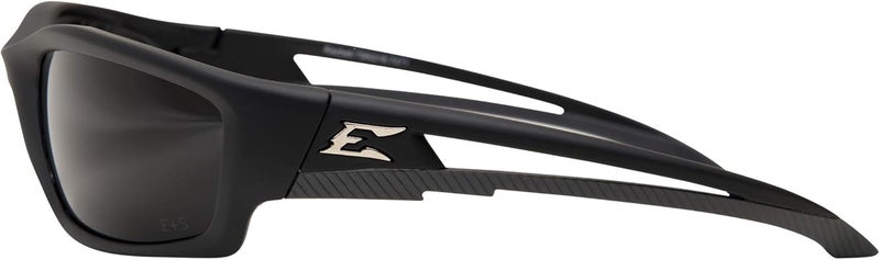 Edge نظارات أمان كازبيك TSK216 بزاوية 400 مضادة للخدش وغير قابلة للانزلاق بإطار أسود عريض وعدسة دخانية - Image 3