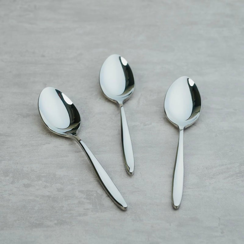 BlackCarrots 304 Grade Stainless Steel Tea Spoons Set of 6 FoodGrade Steel for Home Kitchen - Image 2