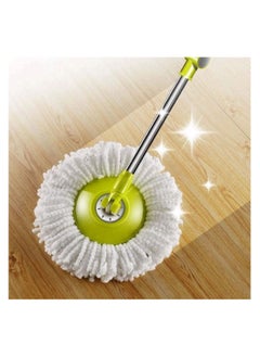 Generic 360-degree replacement rotating mop to make surfaces and floors drier and cleaner, washable  - Image 1