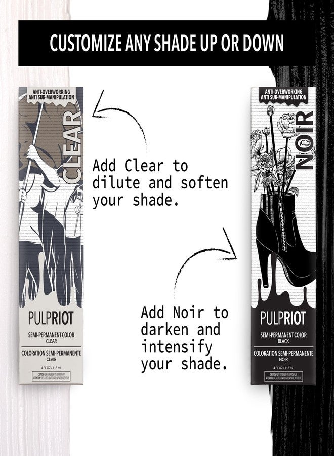 Pulp Riot Semi Permanent Hair Color Jam – Violet, Long-Lasting Vibrancy, Anti-Overworking Formula, Vegan, Conditioner-Based, 4oz Tube - Image 4