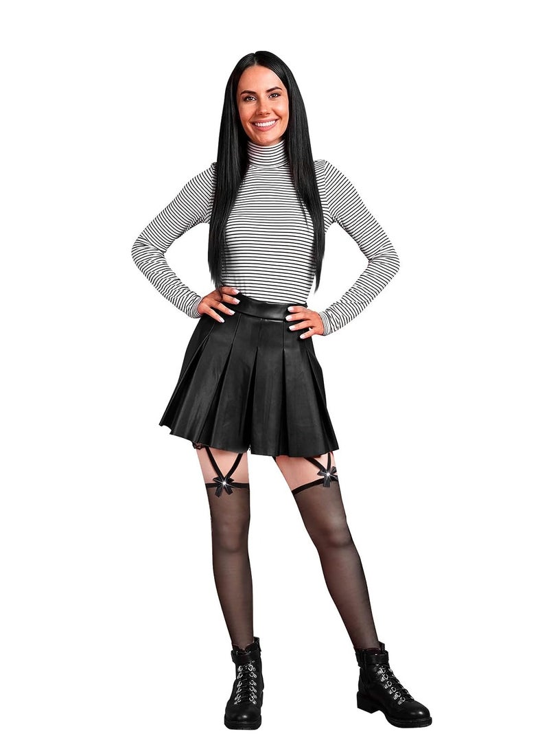 جوارب عالية الساقين من نوع بوه 2 زوج من الجوارب المزينة بالدانتيل للنساء، جوارب مثبتة للأزياء التنكرية والهدايا اليومية - Image 4