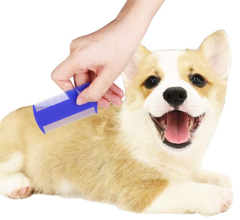 CDOFFICE 5 PCS Flea Lice Combs Grooming Fine Tooth Hair Combs for Dogs Cats - Image 4