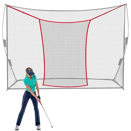 Simgoing Golf Practice Net Extender Attachment for 7 ft or 10 ft Golf Baseball Softball Nets High Impact Chipping Hitting Target Net Extension to Protect Your Sports(4 x 6 ft) - Image 1