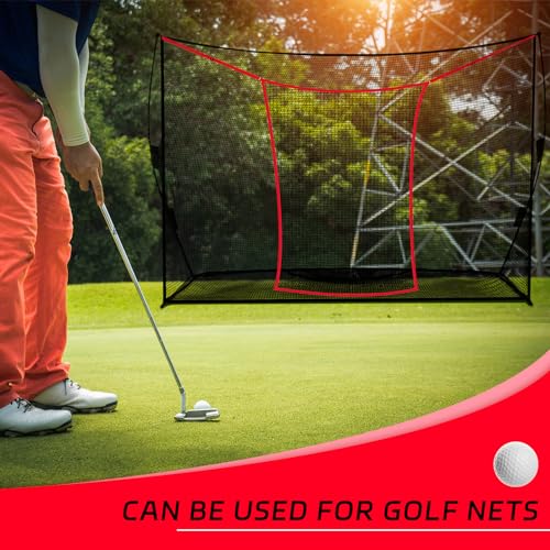 Simgoing Golf Practice Net Extender Attachment for 7 ft or 10 ft Golf Baseball Softball Nets High Impact Chipping Hitting Target Net Extension to Protect Your Sports(4 x 6 ft) - Image 5