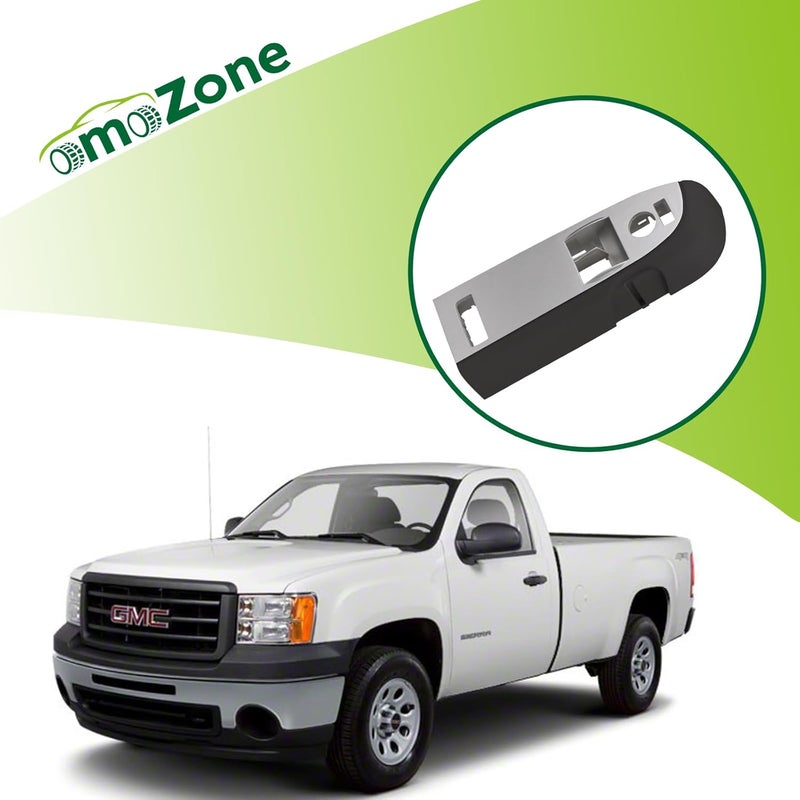 omoZone Window Switch Bezel Cover for 2010-2014 Chevrolet Silverado & GMC Sierra - Front Left Driver Side - Image 2