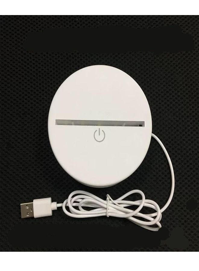 Kutis 3D LED Love Optical Illusion Night Lamp - Image 4