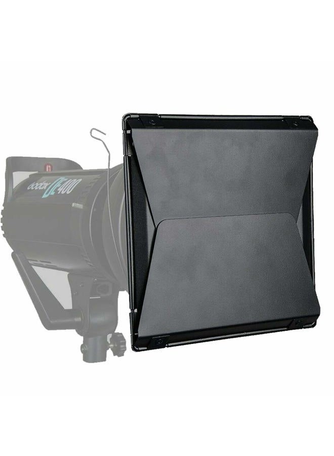 Godox BD-04 Barn Door with Honeycomb Grid and 4 Color Gel Filters(Red Yellow Blue Green) Compatible for Godox 7" Standard Reflectors for AD600B/AD600BM/AD600Pro/SL60W/SL150W/SL200W/MS200/MS300 - Image 4