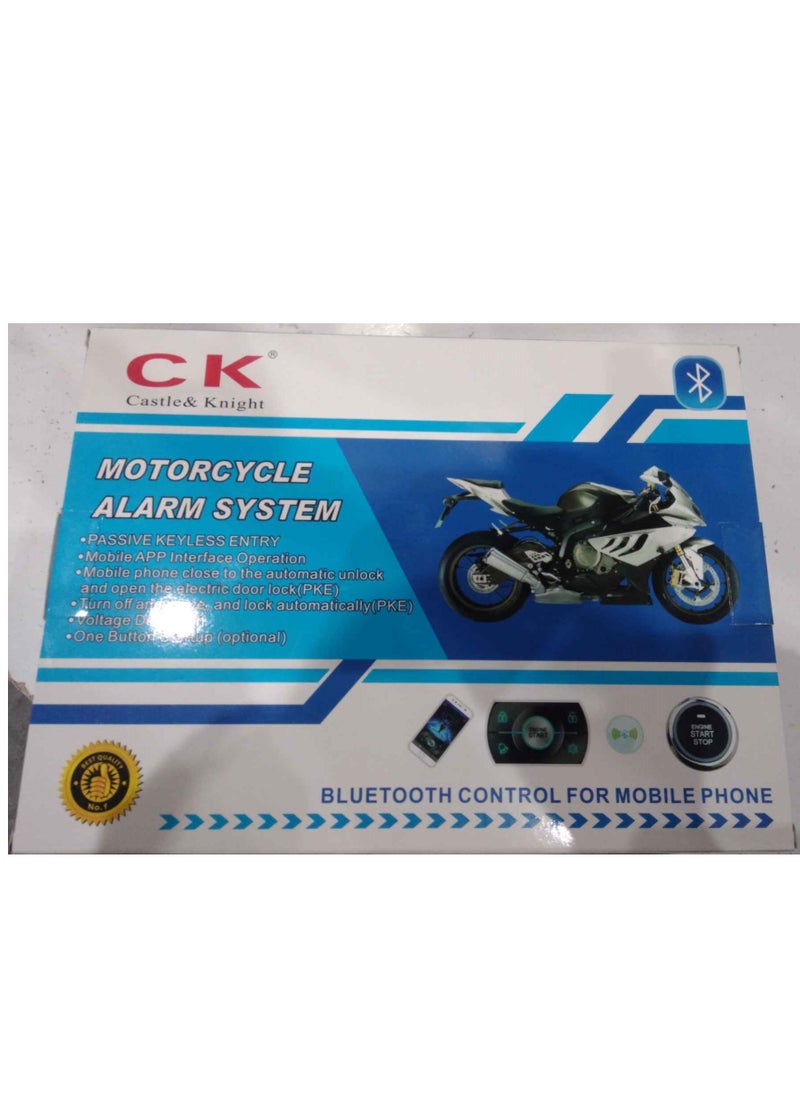 Generic Smart Motorcycle Lock with Fingerprint Access – App Control, Dual Remote, and Anti-Theft Alarm  - Image 2