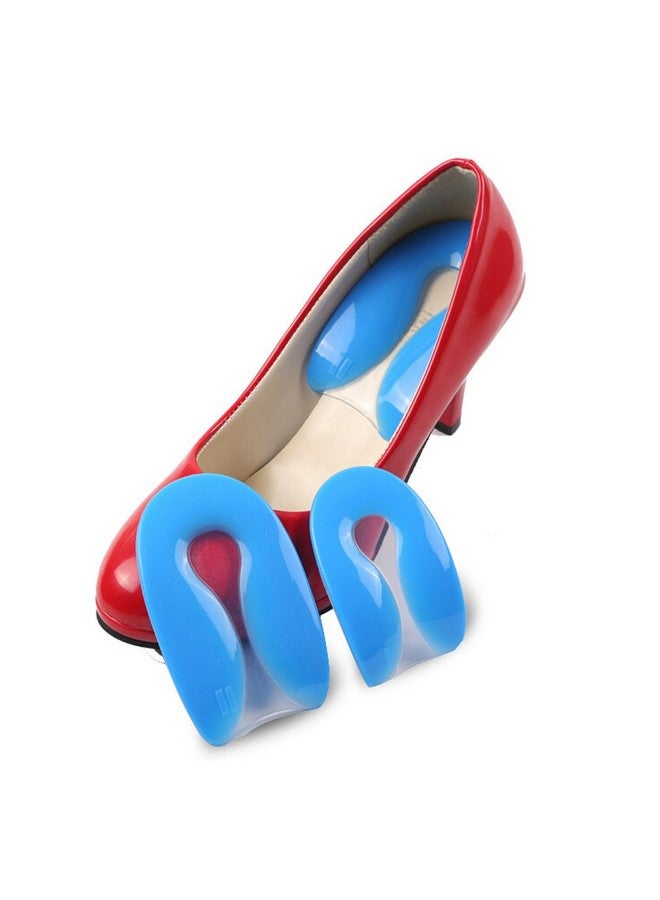 إيلاندي وسادة كعب من جل السيليكون على شكل حرف U لالتهاب اللفافة الأخمصية وتصحيح وسادة الكعب على شكل حرف U مقاس L - Image 1